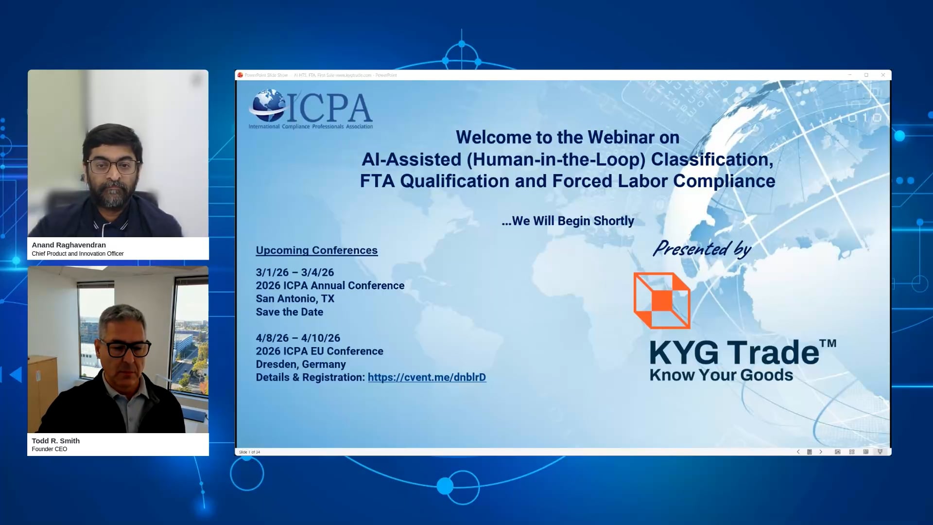 ICPA Webinar: AI-Assisted Classification, FTA Qualification and Forced Labor Compliance